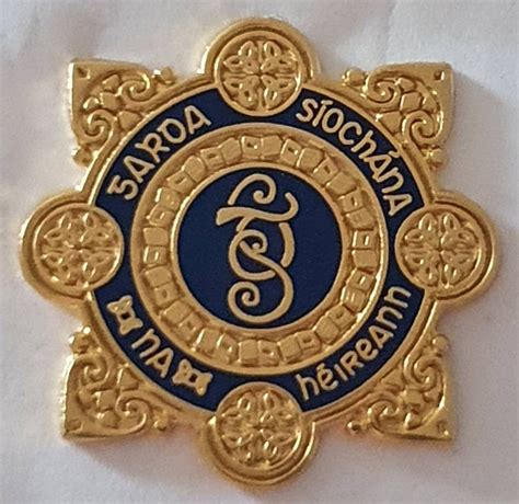 Garda Siochana Irish Police 24 Carat Guards Gardaí Gold Plated - Etsy