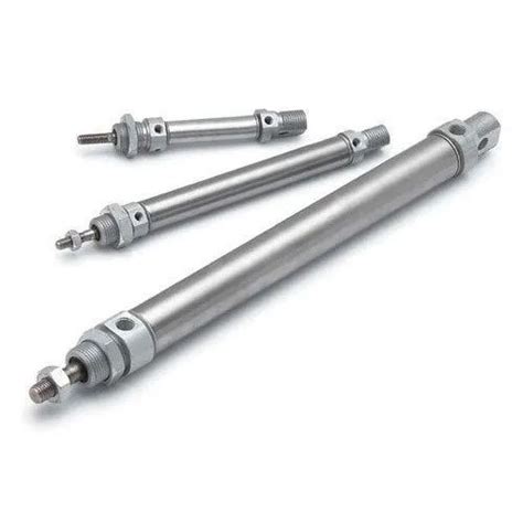 Silver Miniature Pneumatic Cylinder At Best Price In Ghaziabad