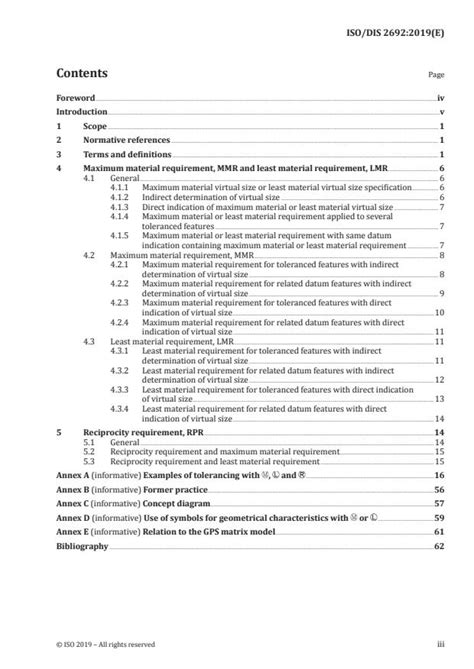 Iso Dis Geometrical Product Specifications Gps Geometrical