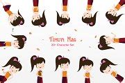 Timun Mas Folktale Characters | Illustrations ~ Creative Market