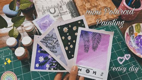 Polaroid Painting Ideas 🌈☁️ Easy Polaroid Painting Ideas For Beginners