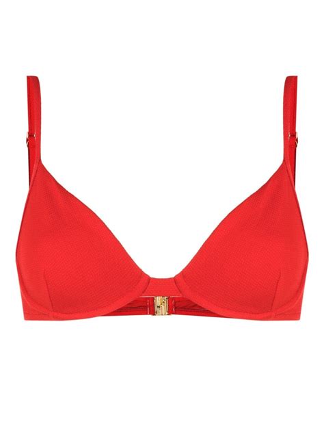 Lenny Niemeyer Set De Bikini Texturizado Rojo FARFETCH MX