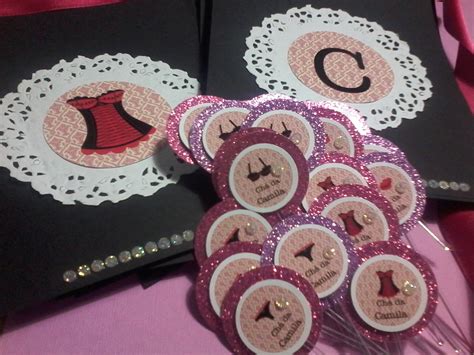Fazendo Festa Ch De Lingerie Pink E Preto