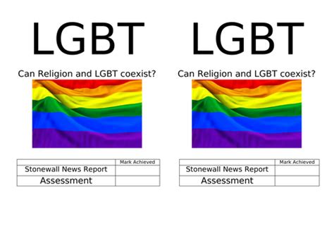 Religious Studies Lgbt Lesson 1 Of 6 Teaching Resources