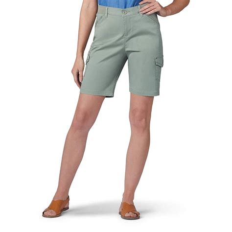 Lee Lee Women S Flex To Go Relaxed Fit Cargo Bermuda Short Walmart