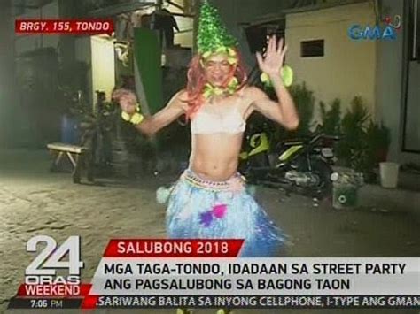 24 Oras Mga Taga Tondo Idadaan Sa Street Party Ang Pagsalubong Sa