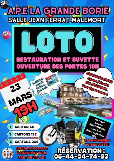 Loto De L A P E La Grande Borie Mairie De Malemort