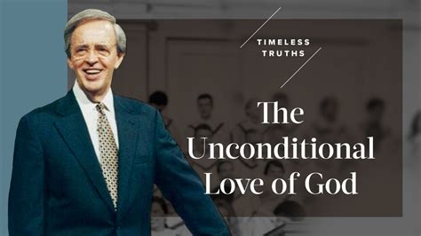 The Unconditional Love Of God Timeless Truths Dr Charles Stanley Youtube