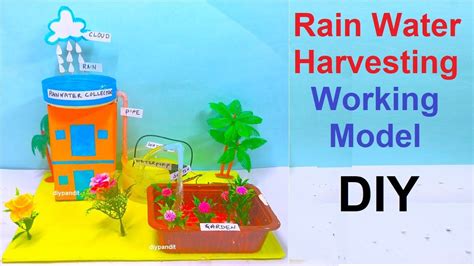 rainwater harvesting working model for science exhibition - diy at home ...