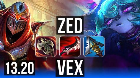 ZED Vs VEX MID Comeback 1 9M Mastery Legendary 500 Games EUW