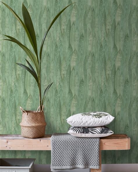 Papier Peint Esta Home Jungle Fever Feuilles Vert C Ladon