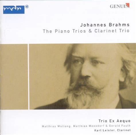 Play Brahms J Piano Trios Nos 1 3 Clarinet Trio By Trio Ex Aequo