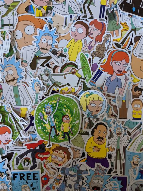 Rick And Morty Sticker Pack Stickerload