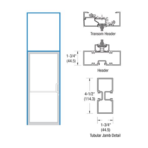 Crl Alum Fr61212 Vcp 1 Crl Us Aluminum Custom Sized Class I Clear