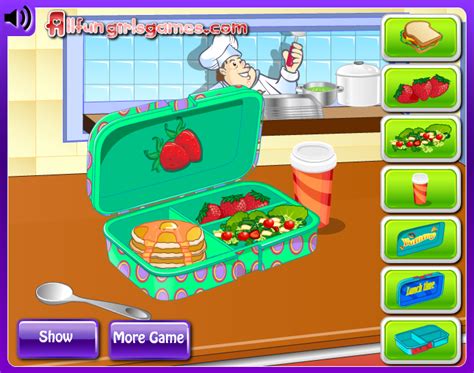 Healthy School Lunch - Play Online on Flash Museum 🕹️