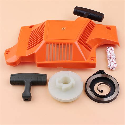 Starter Recoil Assembly Pulley Spring Handle Rope Service Kit For