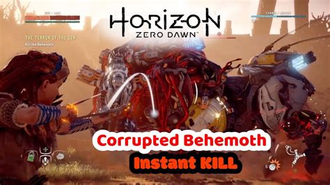 Killing Corrupted Behemoth Horizon Zero Dawn Mike S Gamers Den