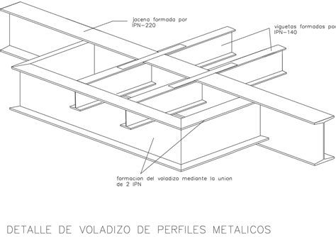 Estructuras Metalicas Vigas En Autocad Cad 1561 Kb Bibliocad