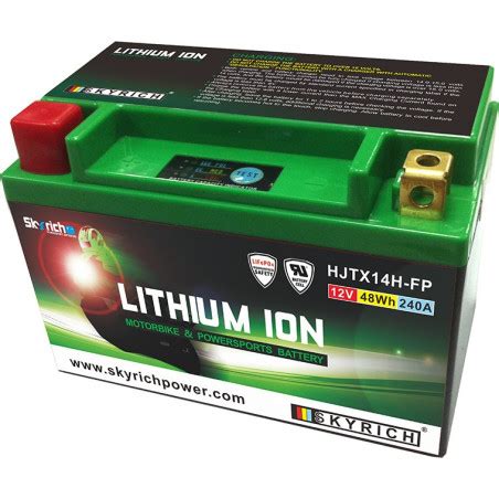 Batterie Lithium YTX12 BS HJTX12 Skyrich 12V