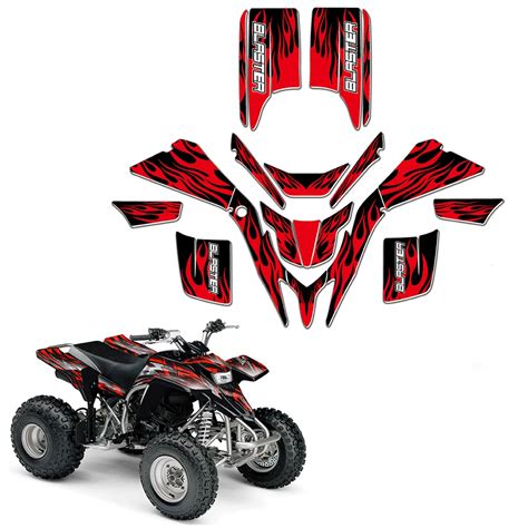 New Style DECALS STICKERS GRAPHICS For Yamaha BLASTER 200 YFS 200 1988