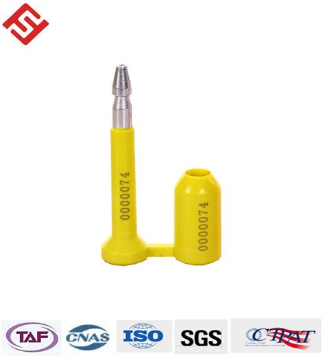 Disposable Use Plastic Lock Anti Tamper Evident Stainless Bullet