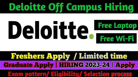 Deloitte Recruitment 2023 Freshers Jobs 2023 Salary 3 25 LPA