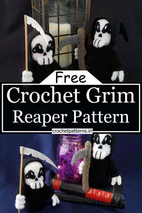 5 Free Crochet Grim Reaper Patterns For Spooky Decorations