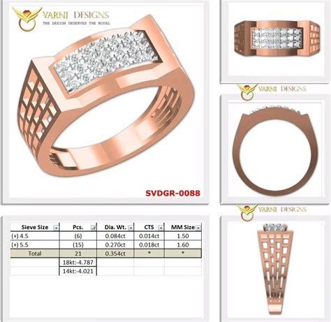 Gents Ring Diamond Rings Earrings Necklace Jewelry Design Layout