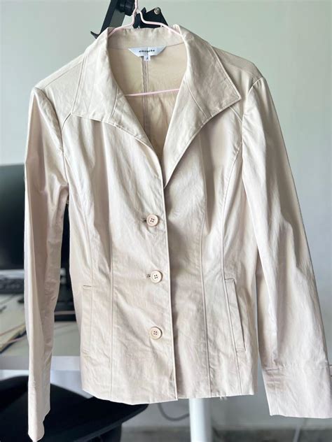 Blazer Jacket Nude Color Women S Fashion Coats Jackets And Outerwear On Carousell