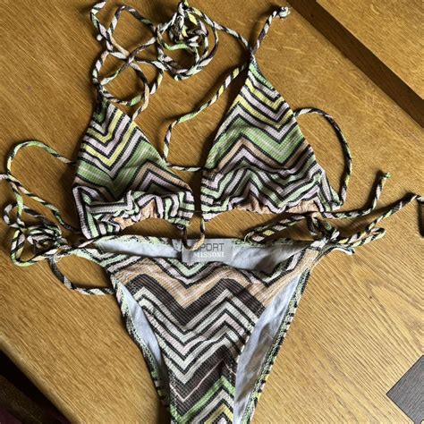 Missoni Bikini Size Condition Is Worn But Good Depop