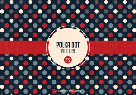 Free Retro Polka Dot Pattern Vector Vector Art At Vecteezy