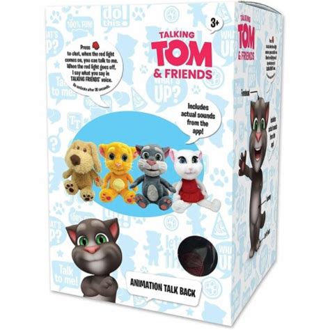 Talking Tom & Friends Tom Toy Interactive Plush 8 Doll TV Series Figure ...