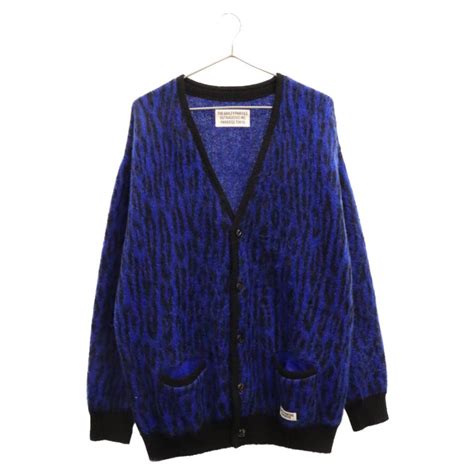 Wacko Maria Ss Leopard Mohair Cardigan