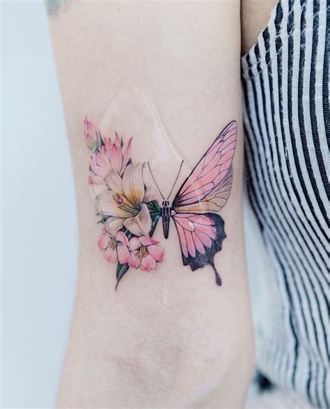 Update More Than Butterfly And Flower Tattoo Sleeve Best In Coedo