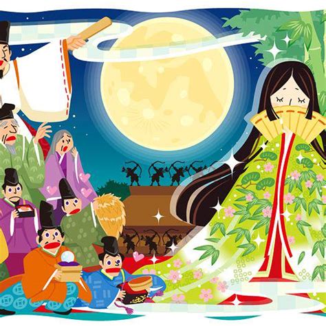 かぐや姫イラストフリー _ 竹取物語 イラスト 無料 – DMPME