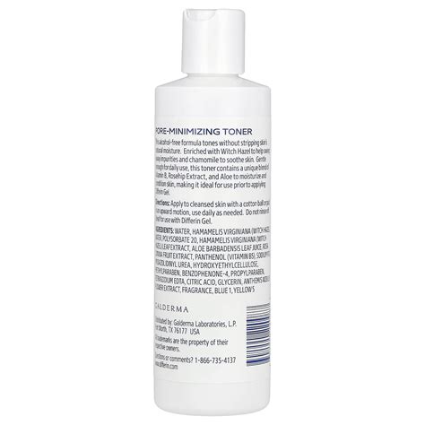 Differin Pore Minimizing Toner With Soothing Witch Hazel 8 Fl Oz