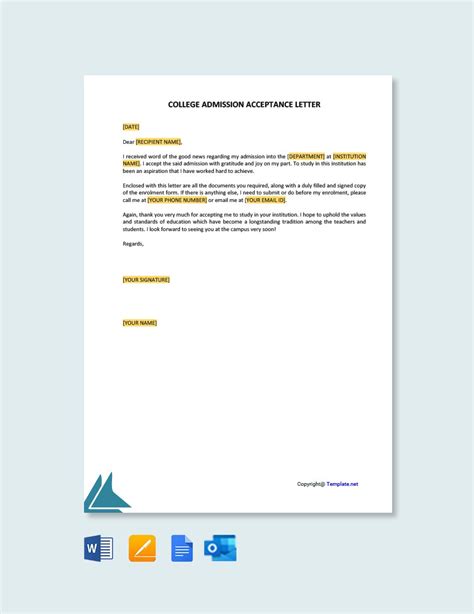 Request Letter For Admission Template Google Docs Word Template Net