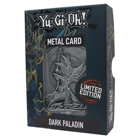 Yu Gi Oh Limited Edition Dark Paladin Metal Card