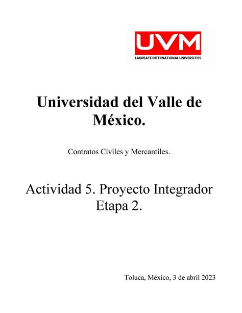 A Mgmm Contratos Civiles Y Mercantiles Universidad Del Valle De