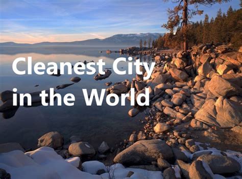 Cleanest Cities In The World These Are The Cleanest Cities On