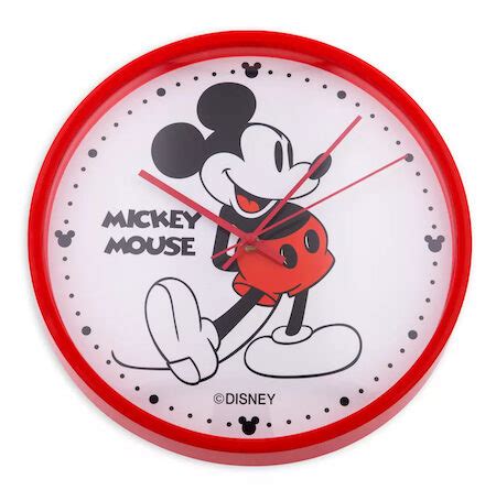 Mickey Mouse Wall Clock Mousesteps