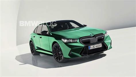 2024 BMW M5 G90 Rendered In Isle Of Man Green