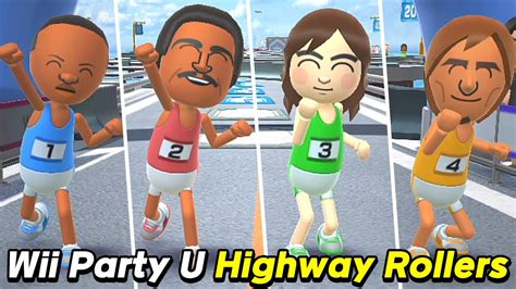 Wii パーティー U メガスゴロク 4人の熾烈な順位争い 誰が勝者なのか Wii Party U Highway Rollers