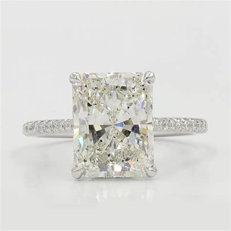 Diamond Eternity French Pavé Engagement Setting Adiamor