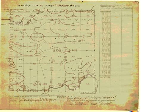 Townships and ranges on a public land survey system map - lknmtg