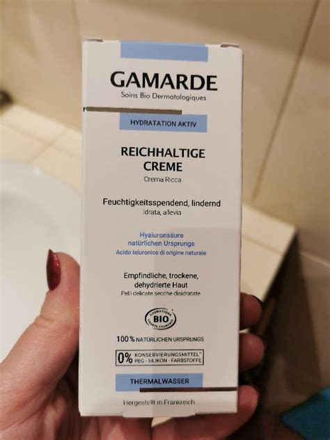 Gamarde Hydratation Active Crème hydratante riche INCI Beauty