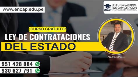 CURSO LEY DE CONTRATACIONES DEL ESTADO 2025 YouTube