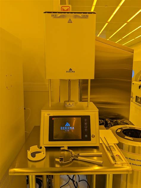 Nanofab Cleanroom Dekema High Temperature Furnace Shared Equipment