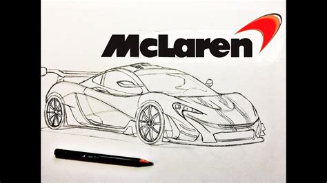 Como Dibujar Un Mclaren P Youtube