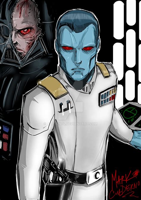 Grand Admiral Thrawn and Vader by ArtiSin74 on DeviantArt